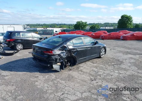2017 Hyundai Elantra Limited z USA, uszkodzony, nr VIN KMHD84LF3HU316901